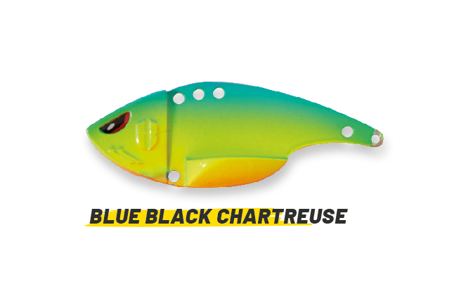 Blue Black Chartreuse